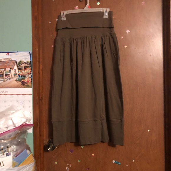 NWT Ethos Paris Nebula Tube Dress Or Skirt Teak Color - Picture 1 of 5